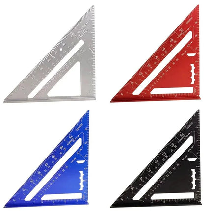 7-Inch Aluminum Speed Square - Triangle Ruler for Carpentry & Woodworking