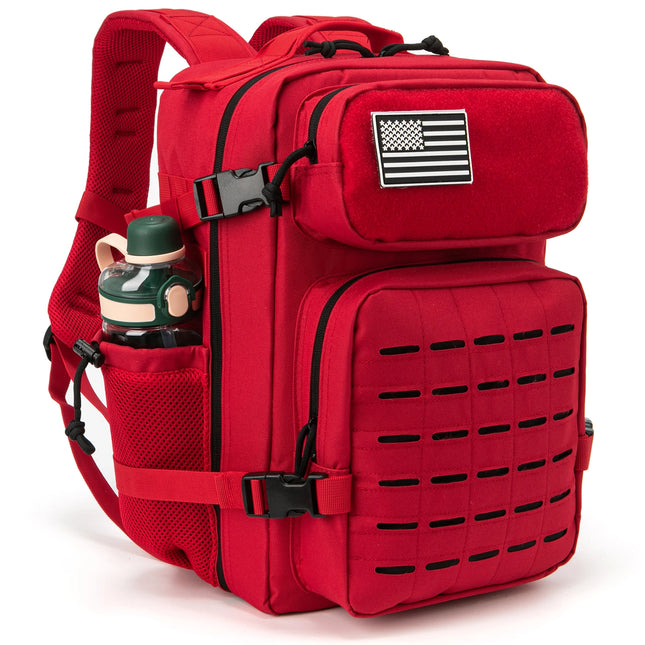 25L Tactical Backpack - Laser Cut Molle Daypack for Gym, Survival & Outdoor Adventures