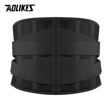 AOLIKES Lower Back Brace - 6 Stays Orthopedic Lumbar Support Belt for Gym & Pain Relief