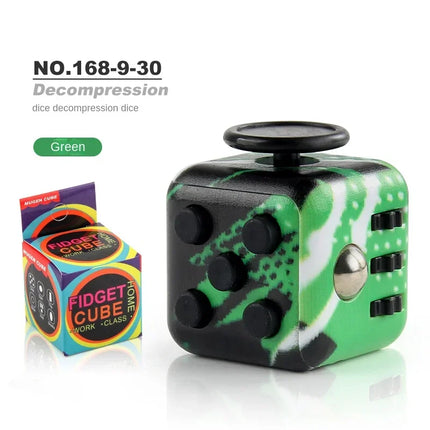 Magic Fidget Cube - 6-Sided Sensory Stress Relief Toy