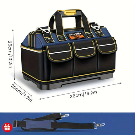 AIRAJ Professional Tool Bag - 1680D Oxford Waterproof Electrician Storage