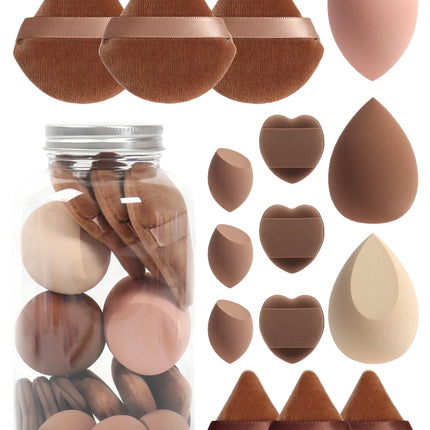 15-pc Makeup Puff Set