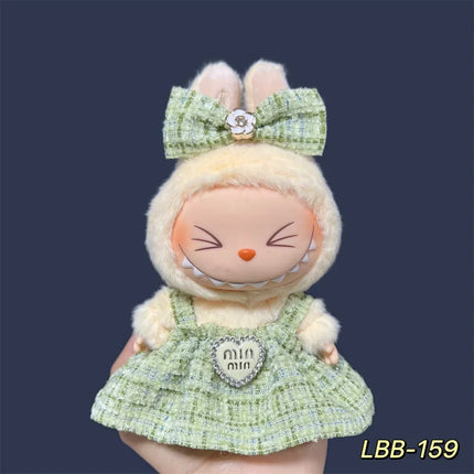 Labubu Doll Skirt Set - 17cm Adorable DIY Clothing Accessories
