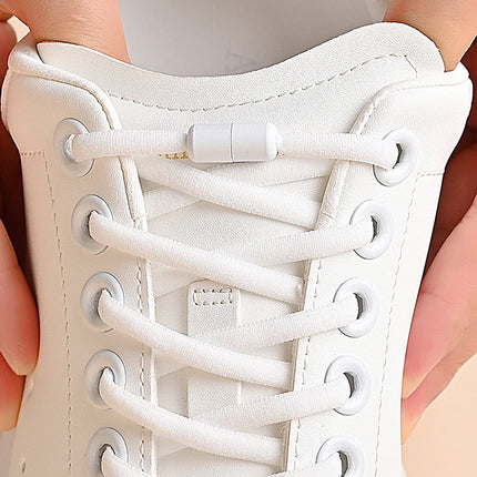 Elastic No-Tie Shoelaces - Semicircle Lock Laces for Kids & Adults