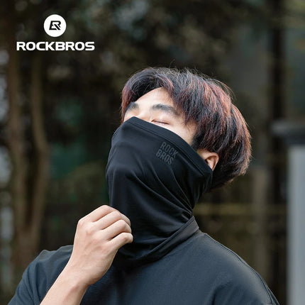 ROCKBROS Winter Cycling Face Mask - Fleece Windproof Balaclava for Skiing & Outdoor Sports
