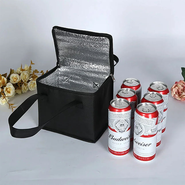 Insulated Lunch Cooler Bag - Portable Thermal Food Storage