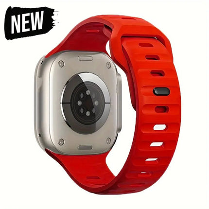Soft Silicone Sport Strap for Apple Watch - Ultra/Series 10/9/8/7/6