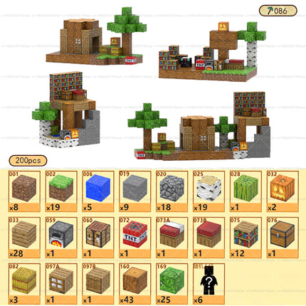 Magnetic Building Blocks - Mine World STEM Construction Set