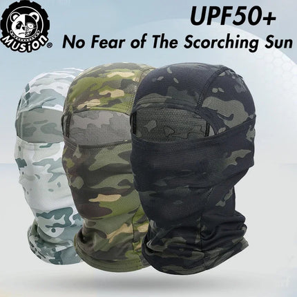 Musion Camo Balaclava Face Mask Bandana Hood Headwear for Cycling Skiing Hunting