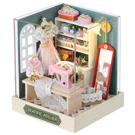 DIY Miniature Dollhouse Kit - 3D Puzzle Assembly with Furniture