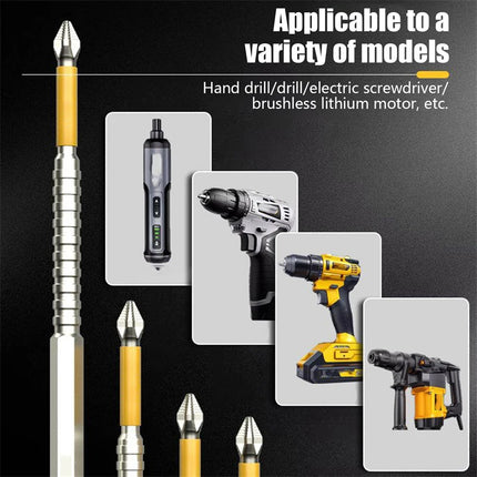 PH2 Magnetic Screwdriver Bits Set - Non-Slip Hardness Drill Bits 25-150mm
