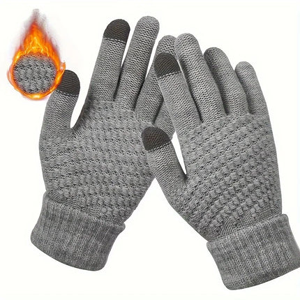 Winter Touchscreen Gloves - Warm Waterproof Skiing Gloves for Men & Women