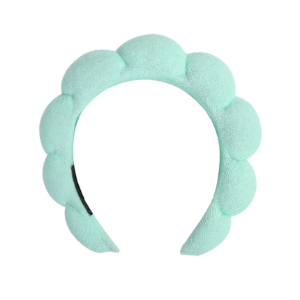 1/3Pcs Fashion Microfiber Washing Wristbands Scrunchies Puffy Headband Spa Bubble Headband for Washing Face Makeup Shower Skincare