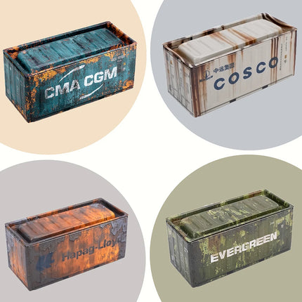 Mini Iron Storage Box - Vintage Desktop Container