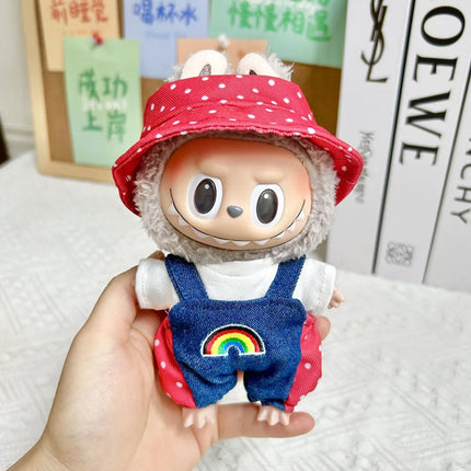 Kawaii Onesie - 17cm Mini Doll Clothing for Labubu