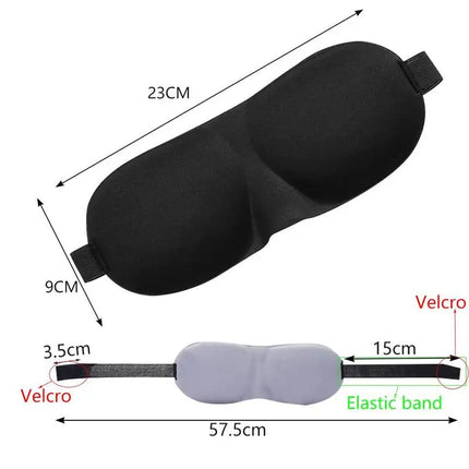 1 Pc 3D Sleep Mask Blindfold Sleep Aid Soft Memory Foam Eye Mask Suitable For Sleep Travel Blackout Sleep Mask Eye Mask Eyepatch