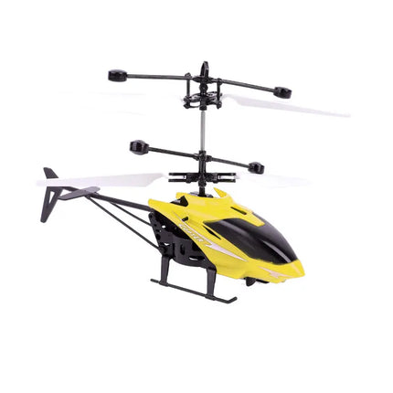 Mini RC Helicopter Drone - Rechargeable Hand-Controlled Flying Toy