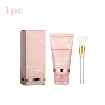 Korean Collagen Overnight Wrapping Peel Off Facial Mask Set