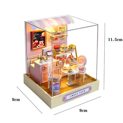 DIY Miniature Dollhouse Kit - 3D Puzzle Assembly with Furniture