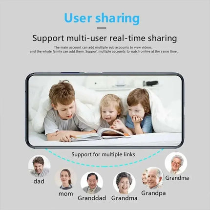 HD 1080P Mini WiFi Camera - Wireless Baby Monitor & Security Cam