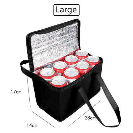 Insulated Lunch Cooler Bag - Portable Thermal Food Storage