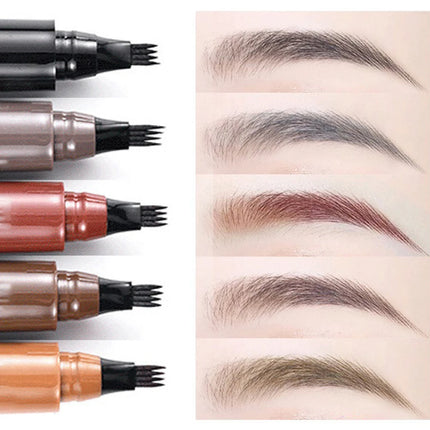 Long-Lasting & Waterproof Four-Pronged Eyebrow Pencil