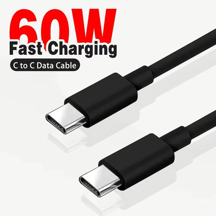 USB-C to USB-C Fast Charging Cable - 60W Power Delivery