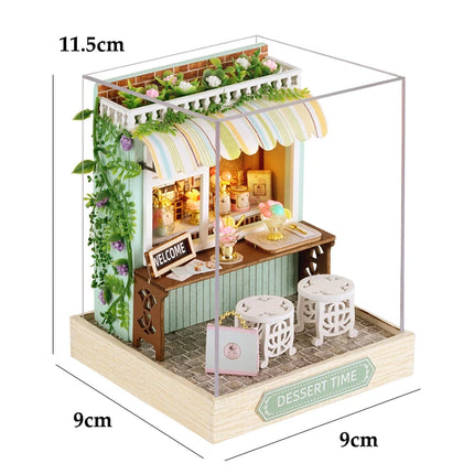 DIY Miniature Dollhouse Kit - 3D Puzzle Assembly with Furniture