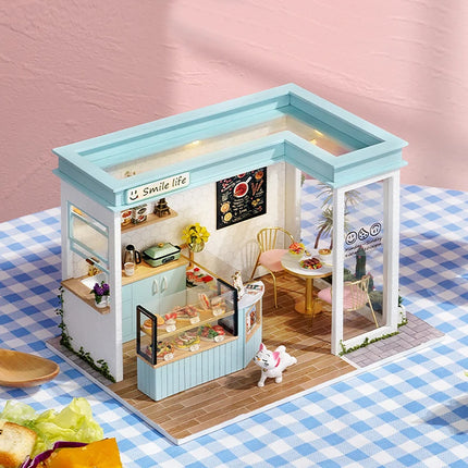 DIY Miniature Dollhouse Kit - 3D Puzzle Assembly with Furniture