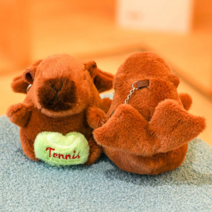 Capybara Plush Toy with Wings Hoodie - 12cm Kawaii Stuffed Animal