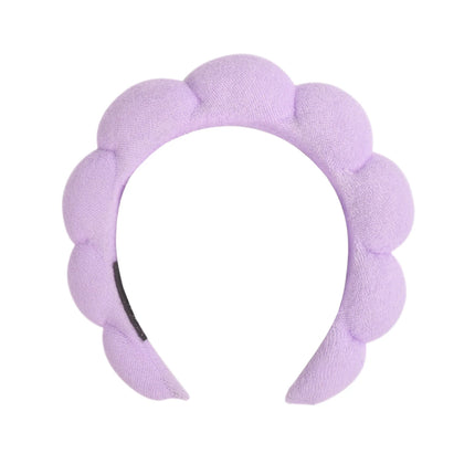 1/3Pcs Fashion Microfiber Washing Wristbands Scrunchies Puffy Headband Spa Bubble Headband for Washing Face Makeup Shower Skincare