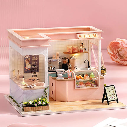 DIY Miniature Dollhouse Kit - 3D Puzzle Assembly with Furniture