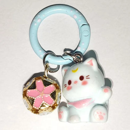 Fluffy Animal Keychains - 3D Resin Cartoon Pendant Collection