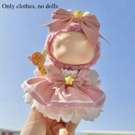 Kawaii Onesie - 17cm Mini Doll Clothing for Labubu