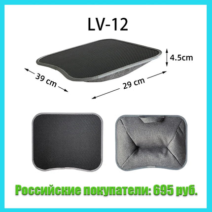 Portable Laptop Desk with Cushion - Lap Table with Mouse Pad