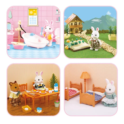 1:12 Dollhouse Miniature Furniture Set - DIY Forest Family Toy