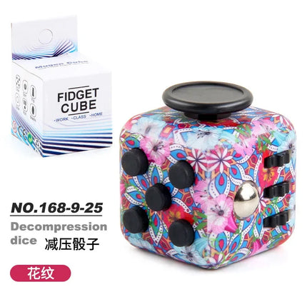 Magic Fidget Cube - 6-Sided Sensory Stress Relief Toy
