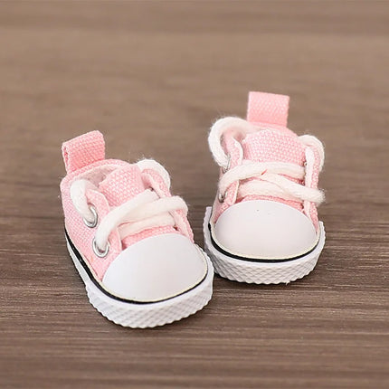 Labubu Doll Canvas Shoes - 17cm Doll Footwear Accessories
