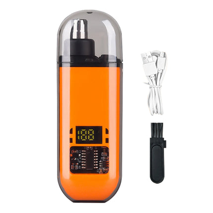 Portable Mini LED Display Nasal Hair Trimmer with Type-C Charging