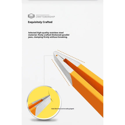 Expert Eyebrow Hair Removal Tweezer, High Precision Slant Tip Stainless Steel Tweezers for Men and Women