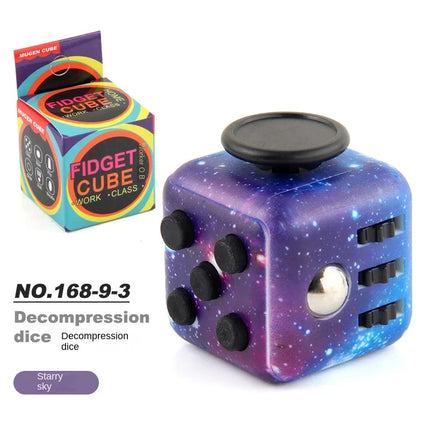 Magic Fidget Cube - 6-Sided Sensory Stress Relief Toy