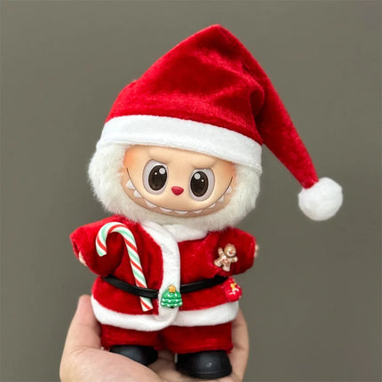 Labubu Christmas Outfit Set - 15-17cm Holiday Accessories