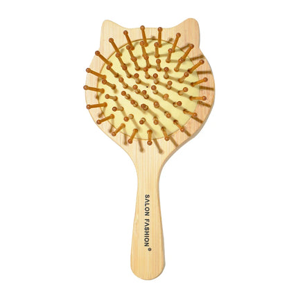 Solid Wood Bamboo Cushion Comb Can be used for scalp massage and hair smoothing The air cushion has excellent resilience Large B