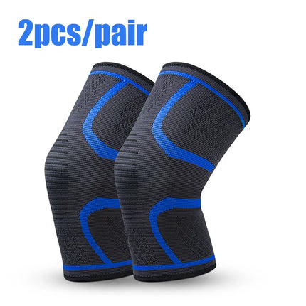 Compression Knee Sleeves - 1 or 2 Pack Elastic Support for Running, Cycling & Sports