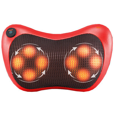 Back & Neck Massage Pillow with Heat – Shiatsu Infrared Therapy for Home, Office & Car