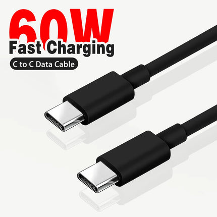 USB-C to USB-C Fast Charging Cable - 60W Power Delivery