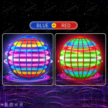 Flying Ball Hand-Controlled LED Cosmic Globe - 360° Rotating Toy