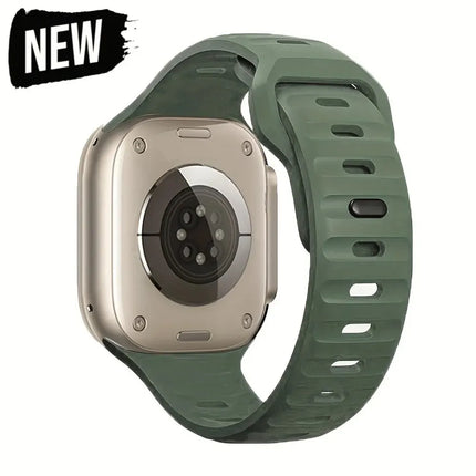 Soft Silicone Sport Strap for Apple Watch - Ultra/Series 10/9/8/7/6