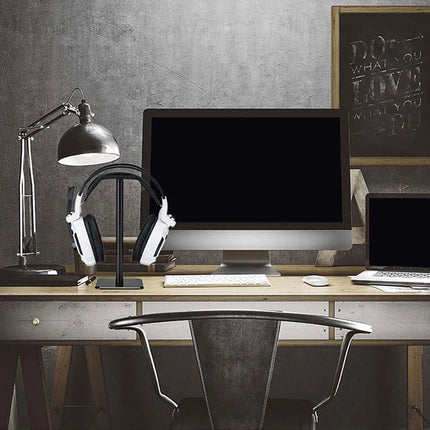 Universal Aluminum Headphone Stand - Metal Headset Holder & Hanger