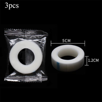 3/5 Rolls Eyelash Extension Tape Lash Lifting PE Adhesive Tapes Under Eye Patch Eyes Pads Grafting Fake Eyelashes Stickers